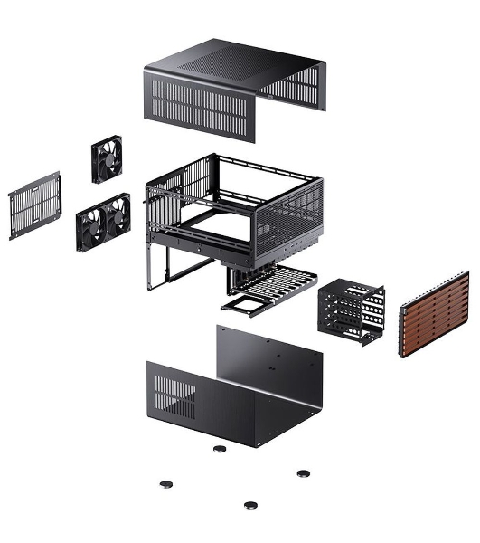 Компьютерный корпус JONSBO Computer Case N5 черный