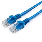 Патч-корд UTP Cablexpert cat.5e, 5м, литой, многожильный, синий, фото6