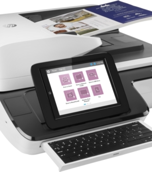 Сканер HP Scanjet Enterprise Flow N9120 fn2 Flatbed Scanner (A3,600x600 dpi,24 bit, USB,ADF 200 sheets, 120ppm A4, Duplex, 1y warr, replace L2683B)