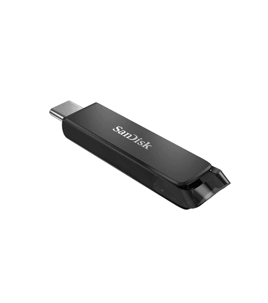 Флешка USB Sandisk CZ460 Ultra (SDCZ460-128G-G46), 128Gb, USB Type-C, R/W 150/30, черный