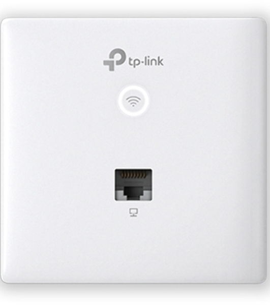 Точка доступа TP-Link Omada AC1200 wireless MU-MIMO Gigabit wall-plate Access Point, 1 Gigabit downlink port, 1 gigabit uplink port, 802.3af/at PoE in, wall plate mounting, support standalone mode and controlled by Omada SDN controller (Software/hardware/Cloud)