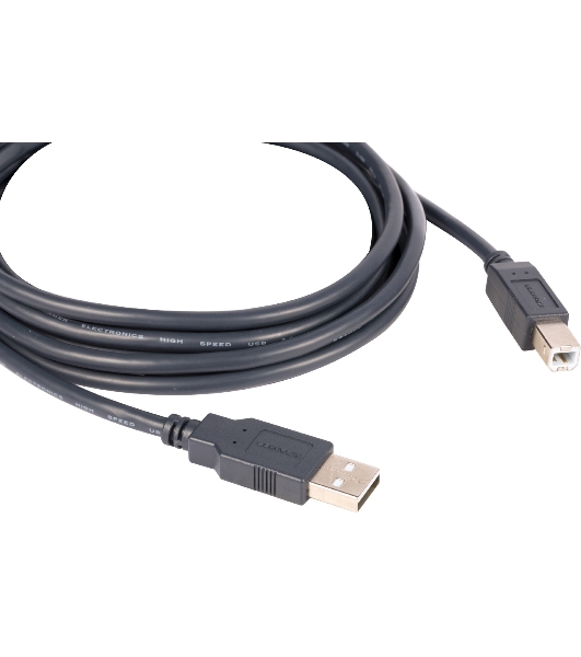 Кабель Kramer C-USB/AB-6 USB-A 2.0 вилка- USB-B вилка, 1,8 м