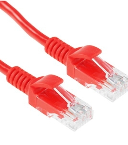 Патч-корд ExeGate UTP-RJ45-RJ45-5e-5M-RD, UTP, cat.5e, 5м, красный