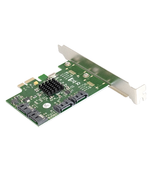 Контроллер ExeGate EXE-503 PCI-E 2.0, SATA3 6Gb/s, 4 int (OEM)