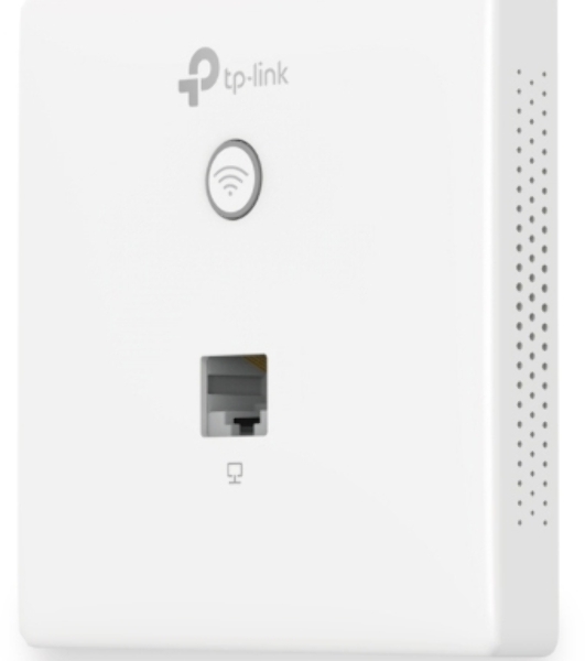 Точка доступа TP-Link Omada AC1200 wireless MU-MIMO Gigabit wall-plate Access Point, 1 Gigabit downlink port, 1 gigabit uplink port, 802.3af/at PoE in, wall plate mounting, support standalone mode and controlled by Omada SDN controller (Software/hardware/Cloud)