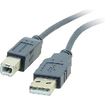 Кабель Kramer C-USB/AB-6 USB-A 2.0 вилка- USB-B вилка, 1,8 м, фото2