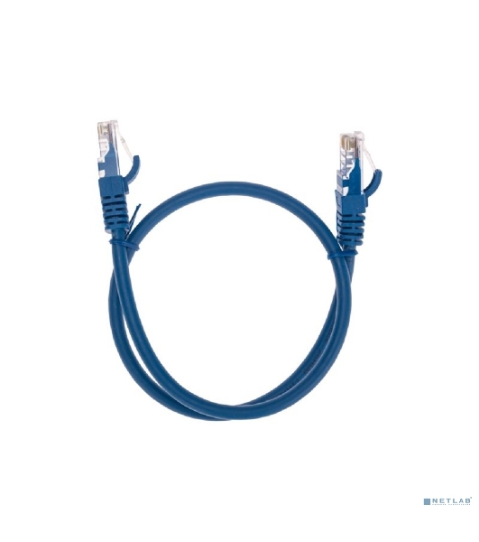 Патч-корд U/UTP Rexant cat.6, RJ45-RJ45, неэкранированный, 26AWG, LSZH, синий, 0.5 м