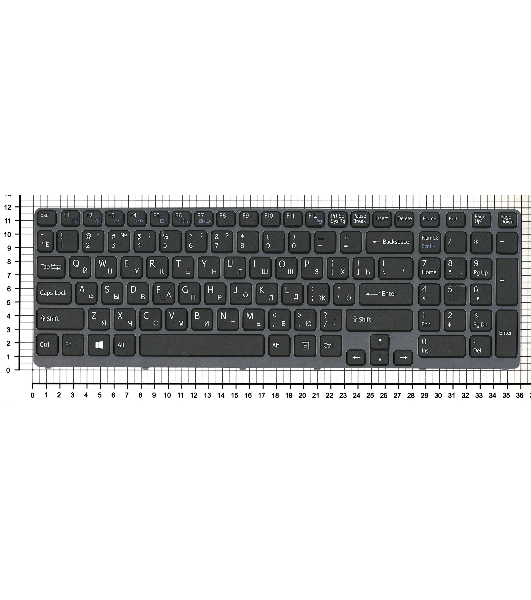 Клавиатура для ноутбука Sony Vaio SVE17 черная