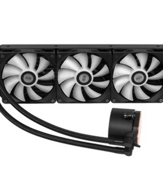 Система жидкостного охлаждения PcCooler DA360 BK ARGb Soc-AM5/AM4/1200/1700/1851 черный 4-pin Al 300W Ret (DA360-BKAWXX-GL)