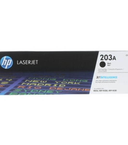 Картридж лазерный HP CF540A (HP 203A) черный для HP LaserJet M254/M280/M281 1400 страниц.