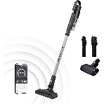 Пылесос вертикальный Polaris PVCS 2090 черный/серебристый, питание от аккумулятора, 130 Вт, уборка сухая, пылесборник 0.2 л, фото8