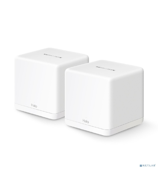 Бесшовный Mesh роутер Mercusys Halo H60X(2-pack) AX1500 10/100/1000BASE-TX белый (упак.:2шт)