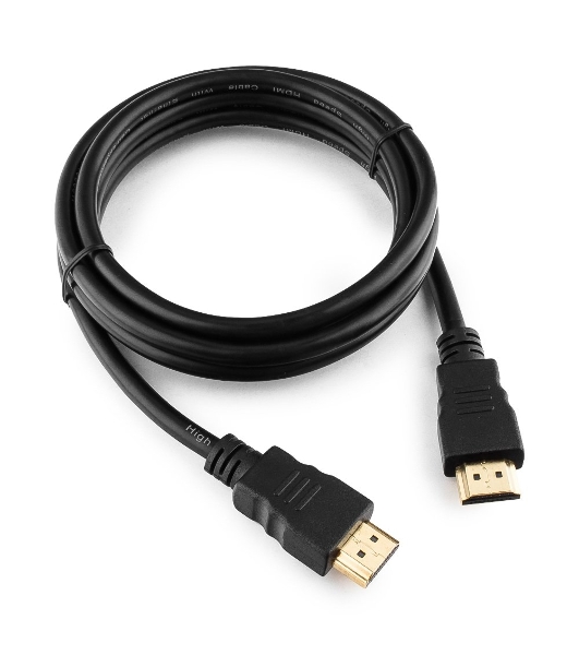 Кабель Cablexpert HDMI CC-HDMI4-6, 19M/19M, v2.0, медь, позол.разъемы, экран, 1.8м, черный, пакет