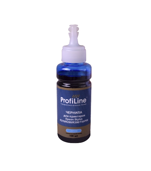 Чернила ProfiLine для принтеров Epson Stylus R270/R290/R390/T50/P50 Light Cyan 100 мл водн