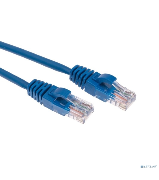 Патч-корд U/UTP Rexant cat.6, RJ45-RJ45, неэкранированный, 26AWG, LSZH, синий, 0.5 м