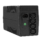 Источник бесперебойного питания ExeGate Smart LB-450.LCD.AVR.4C13 (450VA/270W, LCD, AVR, 4*C13, батарея 12V 4.5Ah, Black), фото14