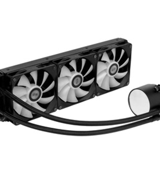 Система жидкостного охлаждения PcCooler DA360 BK ARGb Soc-AM5/AM4/1200/1700/1851 черный 4-pin Al 300W Ret (DA360-BKAWXX-GL)