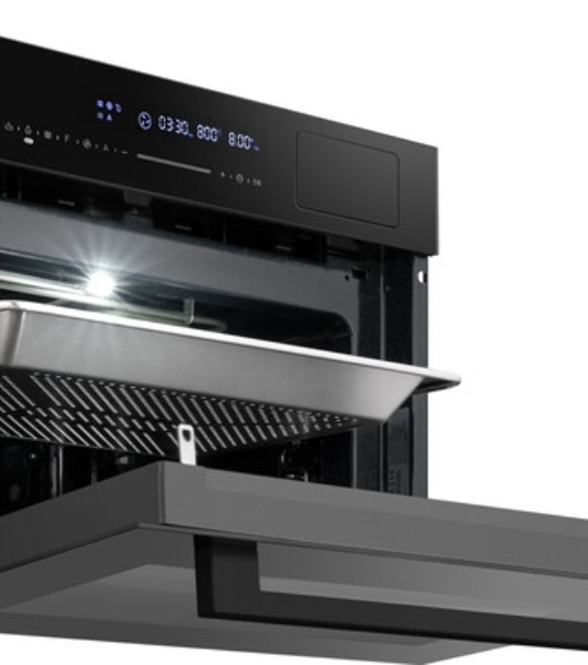 Духовой шкаф электрический Weissgauff OEMS 459 PDB черный, встраиваемый