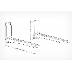 Кронштейн для СВЧ Holder MWS-2003 черный макс.40кг настенный фиксированный, фото 1