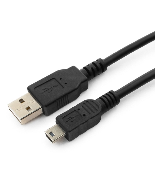 Кабель USB2.0 Gembird/Cablexpert, мультиразъем USB, AM/miniB 5P, 1м, пакет CC-5PUSB2D-1M