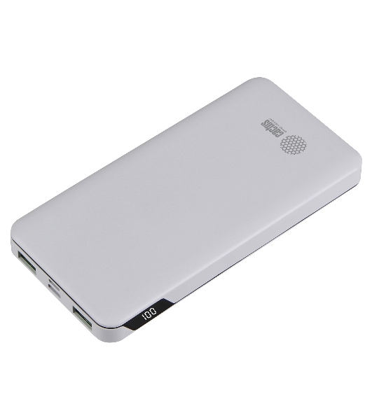 Портативный аккумулятор Cactus CS-PBFSKT-10000 10000mAh 2.1A 2xUSB белый