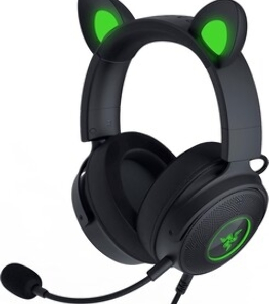 Гарнитура Razer Kraken Kitty V2 Pro чёрный, проводная, USB, подсветка