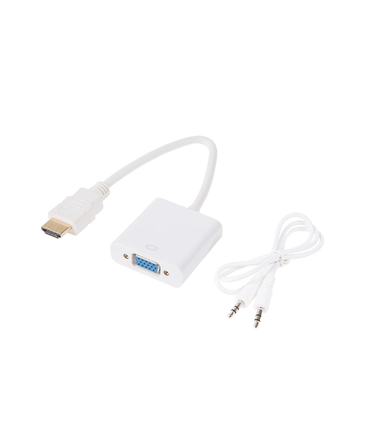 Переходник штекер Rexant HDMI - гнездо VGA, провод + шнур стерео 3,5 мм