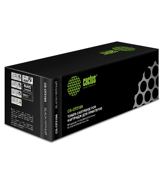 Картридж лазерный Cactus CS-CF218A черный (1400 стр.) для HP LJ M104/M132
