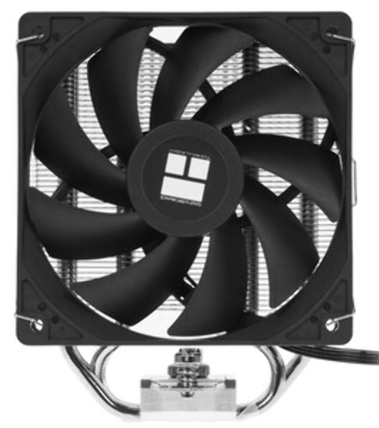 Кулер для процессора Thermalright Burst Assassin 120 SE черный/серебристый (4-pin PWM, 148мм, Al/Cu, 6x6мм, 1x120мм, 66.17CFM, 25.6dBA, 1550RPM, S: 1851/1700/1200/115X, AM5/AM4)