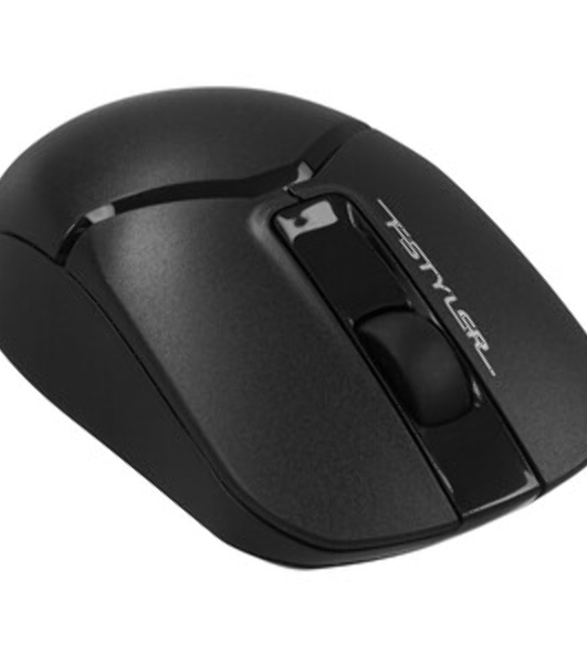 Мышь беспроводная A4Tech Fstyler FG12 белый/черный, 1200 dpi, радиоканал, USB, кнопки - 3