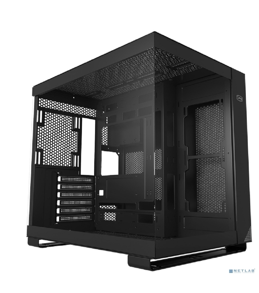 Компьютерный корпус без блока питания PCCOOLER C3 T500 BK, Panoramic Mid Tower, Black, TG, 0.7 SPCC, no fans ATX, mATX, mITX 175/400/200мм 1x2.5', 2x3.5', 6xPCI 1xUSB-C 3.1, 2xUSB-A 3.0 415x295x368mm