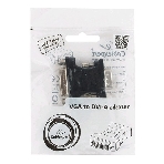 Переходник Cablexpert VGA-DVI, 15M/25F, черный, пакет (A-VGAM-DVIF-01), фото2