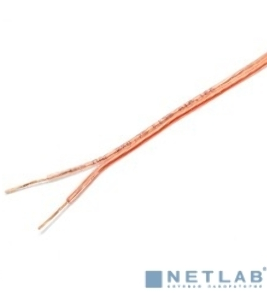 Акустический кабель Cablexpert CC-TC2x0,75-10M, прозрачный, 10 м, бухта