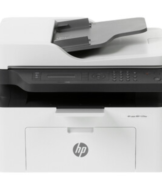 МФУ лазерное HP Laser MFP 137fnw (4ZB84A), A4, ч/б, печ. до 20 стр/мин., скан. до 15 стр/мин. (ч/б) 6 стр/мин. (цвет), 1200 x 1200 dpi (печать) 600x600dpi (скан.), USB, RJ-45, Wi-Fi, Air Print, Mopria
