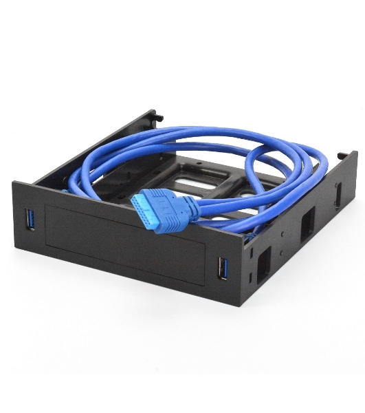 Панель с двумя портами USB 3.0 в слот 5.25 компьютерного корпуса и слот 1x3.5/2x2.5 CMU3-B5