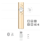 Презентер беспроводной Logitech Spotlight золотистый, радиоканал, USB, кнопки - 3, фото32