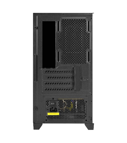 Компьютерный корпус Minitower ExeGate i3 SEA LE-NPX600 (mATX, БП 600NPX, 1хUSB+1хUSB 3.0, HD аудио, черный, передняя и боковая панели - закаленное стекло)