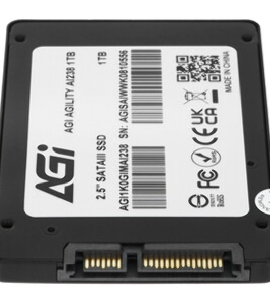 Накопитель SSD AGI AI238, 1Tb, SATA III, 2.5', R/W 558/504