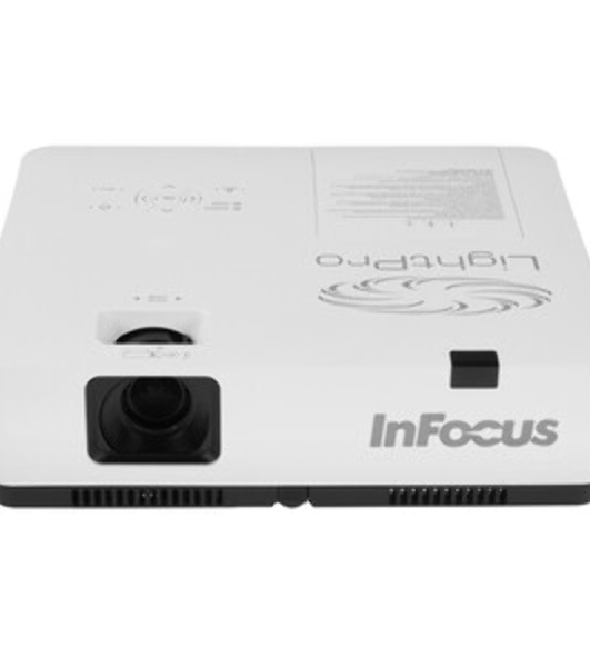Проектор INFOCUS IN1024 3LCD, 4000 lm, XGA (1024x768), 50000:1, 1.481.78:1,3.5мм in,Composite video,Component,VGA IN х2, HDMI IN, Audio in(RCAх2), USB-A, USB B х2, VGA out, Audio 3.5мм out, лампа 20000ч.(ECO mode), RJ45,RS232, 1x16W, 31дБ, 3,3 кг
