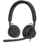 Гарнитура Logitech Zone Wired UC графит, проводная, USB-C, сертификация Microsoft Teams, фото8