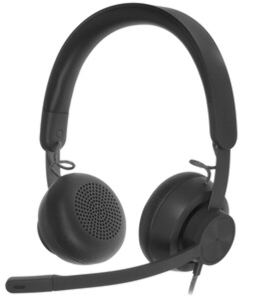 Гарнитура Logitech Zone Wired UC графит, проводная, USB-C, сертификация Microsoft Teams