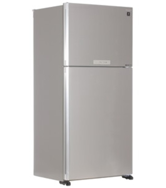 Холодильник Sharp SJ-XG60PMSL серебристый двухкамерный 422/178 л морозилка сверху, No Frost
