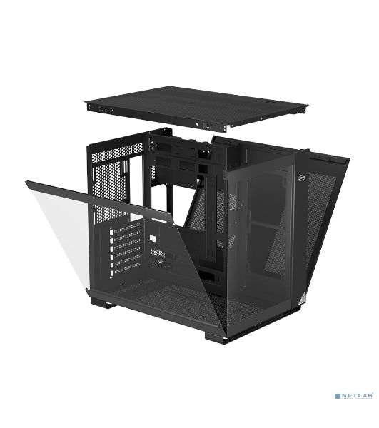 Компьютерный корпус без блока питания PCCOOLER C3 T500 BK, Panoramic Mid Tower, Black, TG, 0.7 SPCC, no fans ATX, mATX, mITX 175/400/200мм 1x2.5', 2x3.5', 6xPCI 1xUSB-C 3.1, 2xUSB-A 3.0 415x295x368mm