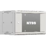 Шкаф коммутационный NTSS Премиум (NTSS-W18U6045GS-2) настенный 18U 600x450мм пер.дв.стекл 60кг серый IP20 сталь, фото4
