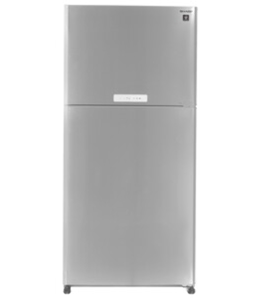 Холодильник Sharp SJ-XG60PMSL серебристый двухкамерный 422/178 л морозилка сверху, No Frost