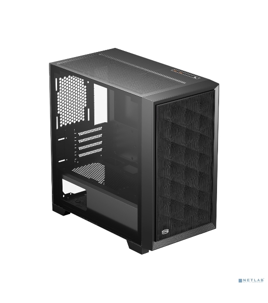 Компьютерный корпус без блока питания PCCooler C3D310 BK, Mesh Mid Tower, Black, TG, 0.6 SPCC, no fans mATX, mITX 165/350/200мм 3x2.5', 2x3.5', 4xPCI 2xUSB-A 3.0 406x220x410mm