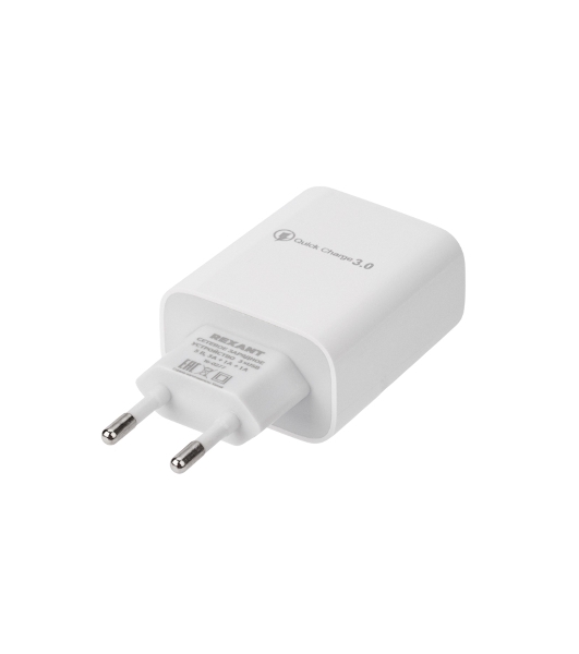 Сетевое зарядное устройство Rexant 3 x USB, 5V, 3 А + 1 А + 1 А, белый