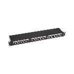 Панель коммутационная Rexant 19', 1U, 24 порта, F/UTP, RJ-45, CAT 5e PRO, фото 1