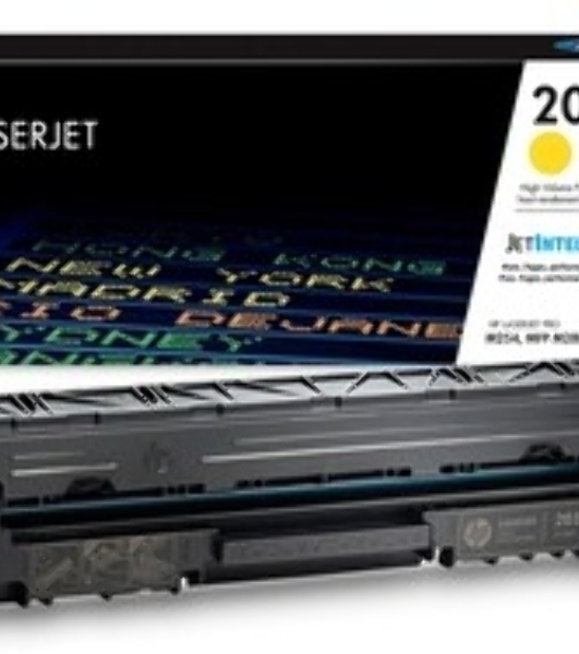 Картридж лазерный HP CF542X (HP 203X) желтый для HP LaserJet M254/M280/M281 2500 страниц.