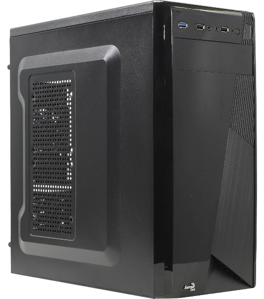 Компьютерный корпус Aerocool/Formula CS-1101 черный без БП ATX 2x120мм 1x140мм 2xUSB 2.0 1xUSB 3.0 audio